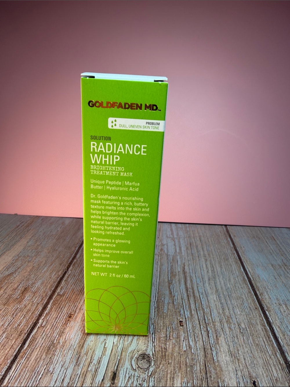 Goldfaden MD Radiance Whip Brightening Mask — Green